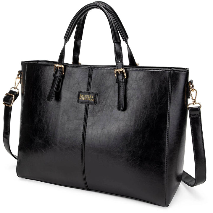 Julia Rustic Vegan Leather Weekender Tote Bag - GiFTiFY