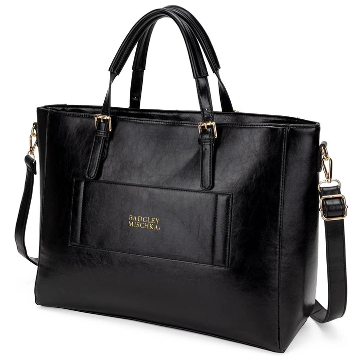 Julia Rustic Vegan Leather Weekender Tote Bag - GiFTiFY