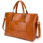 Julia Rustic Vegan Leather Weekender Tote Bag