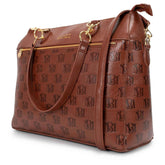 Madalyn Rustic Vegan Leather Weekender Tote Bag - GiFTiFY