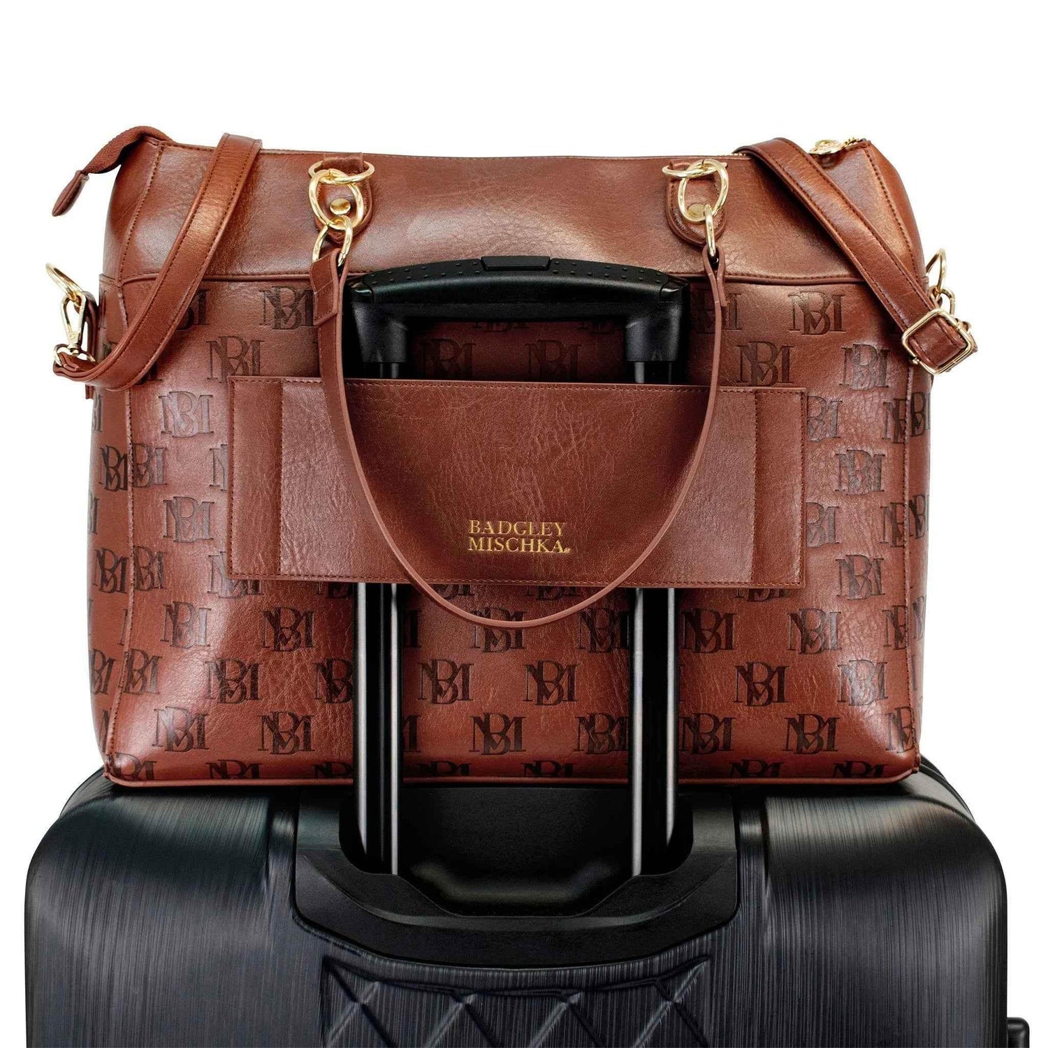 Madalyn Rustic Vegan Leather Weekender Tote Bag - GiFTiFY