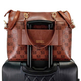 Madalyn Rustic Vegan Leather Weekender Tote Bag - GiFTiFY