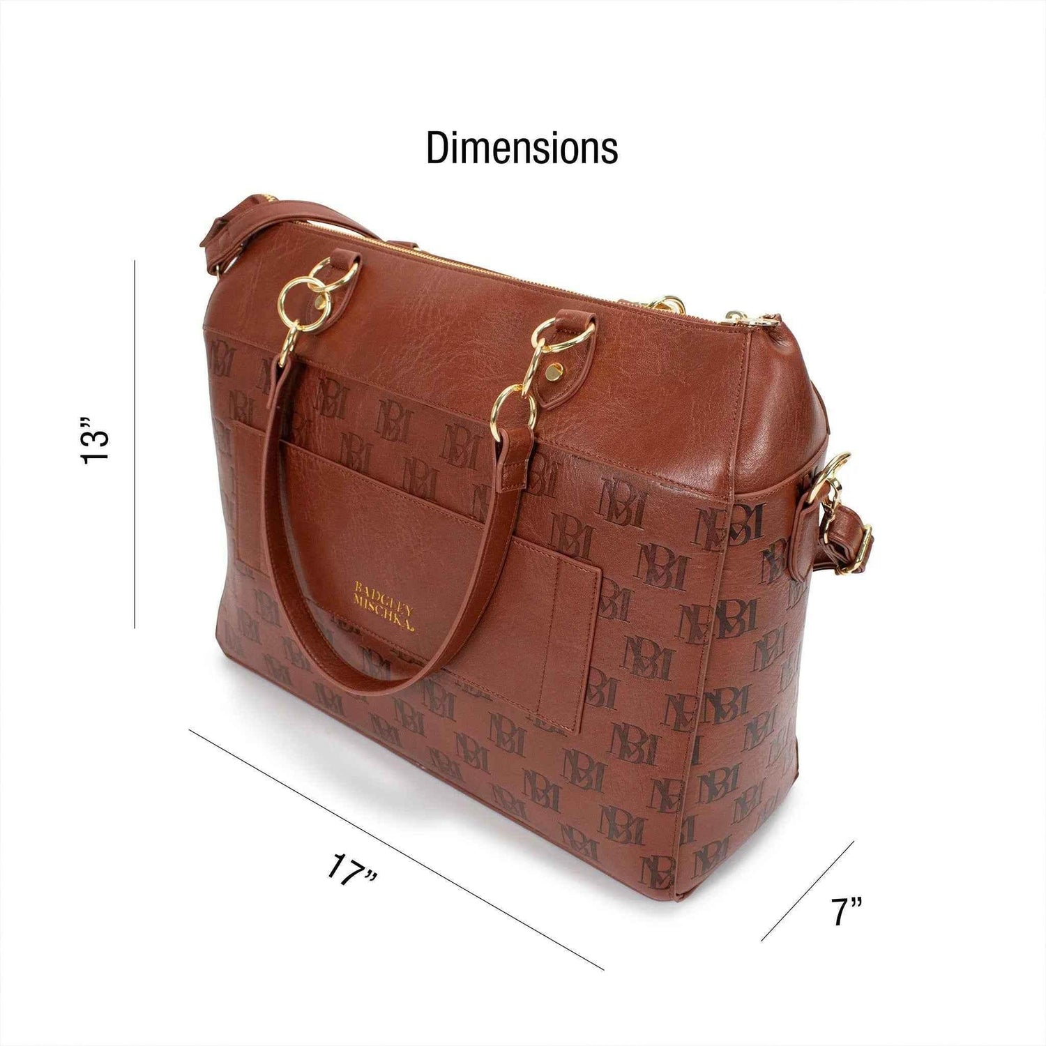 Madalyn Rustic Vegan Leather Weekender Tote Bag - GiFTiFY