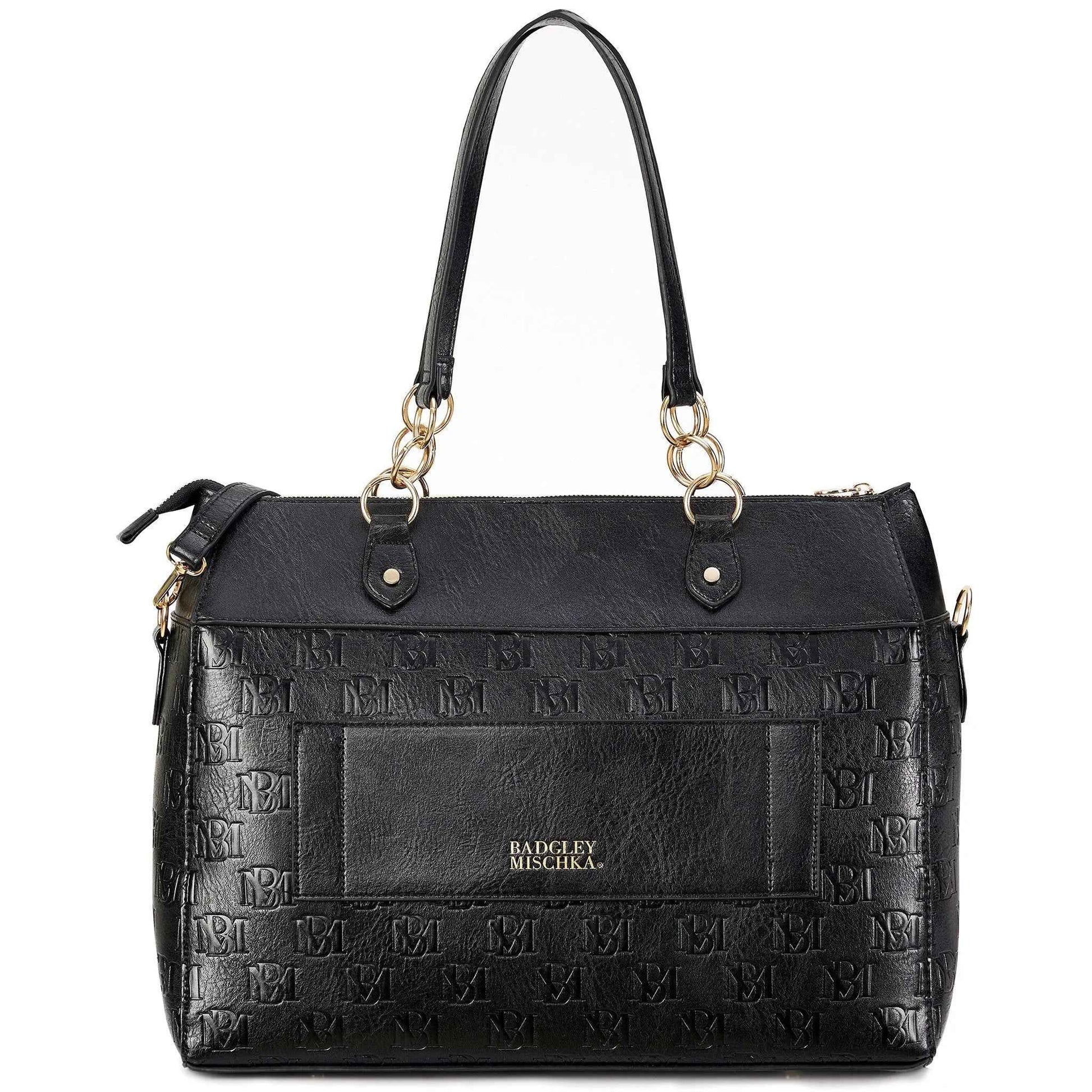 Madalyn Rustic Vegan Leather Weekender Tote Bag