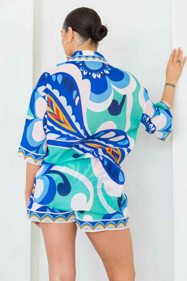 Joanna Short Set - Blue - GiFTiFY