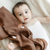 Whimsy Collection - Luxury 100% Cotton Knit Swaddle Baby Blanket - GiFTiFY