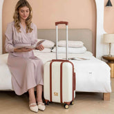 Mia 3 Piece Expandable Retro Luggage Set - GiFTiFY