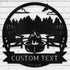 Lake Scene Metal Sign - Personalized Gifts - Custom Campfire and Camper Decor Sign - GiFTiFY