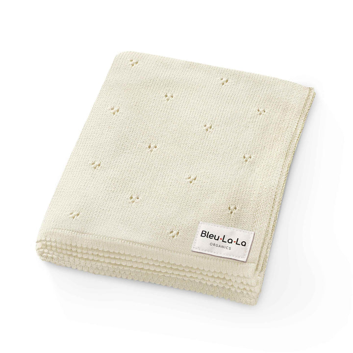 Organic Pointelle Luxury Knit Swaddle Blanket - GiFTiFY