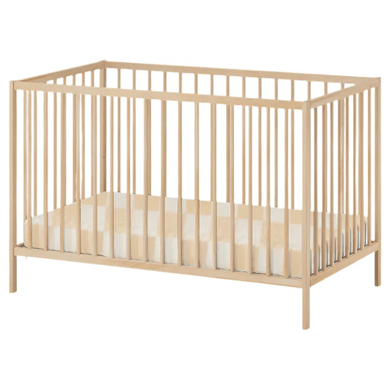 Butter Creme & White Checkered Crib Sheet - GiFTiFY