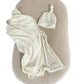 Oat Ribbed Baby Lounger Cover