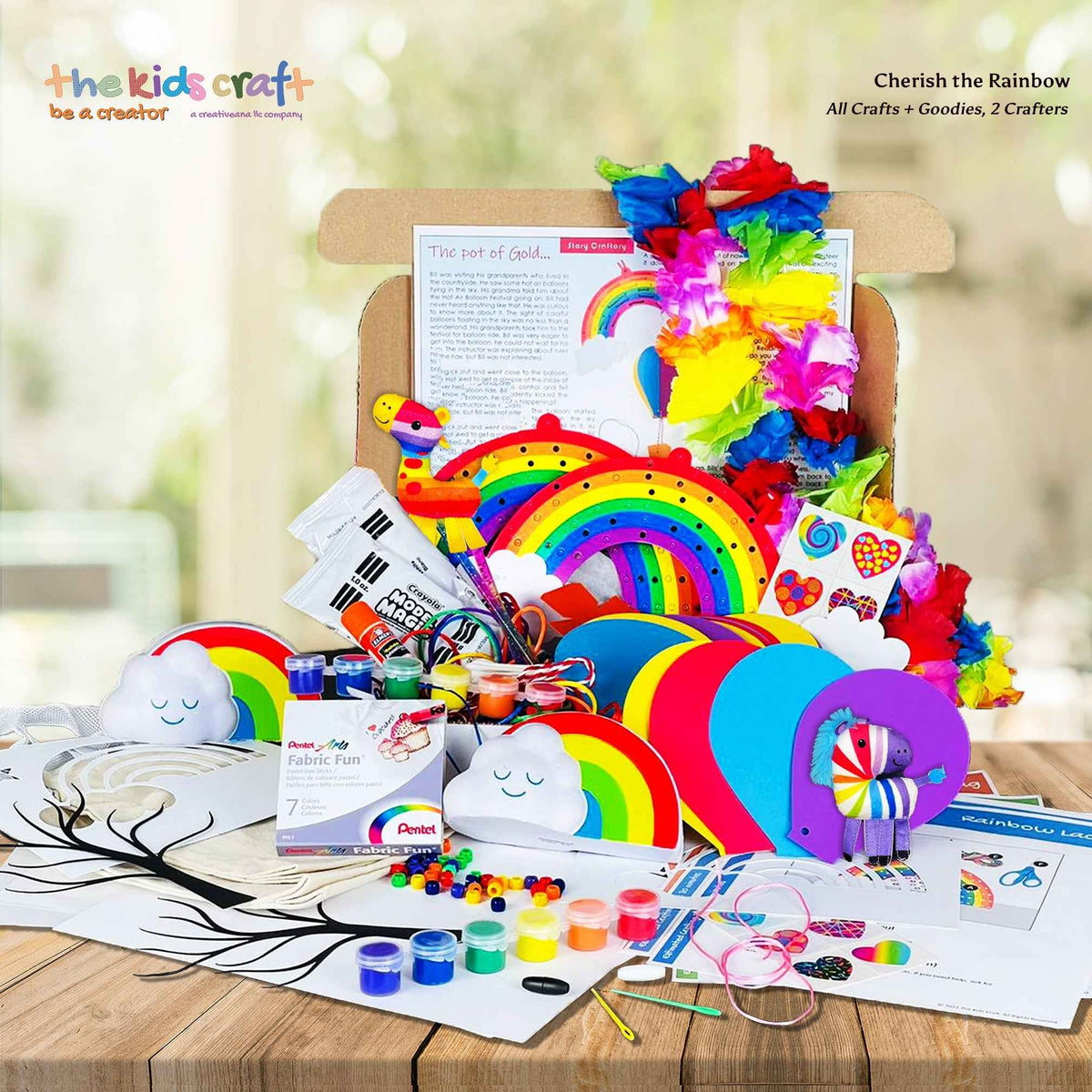Cherish the Rainbow DIY Crafts Box Craft Box by The Kids Craft