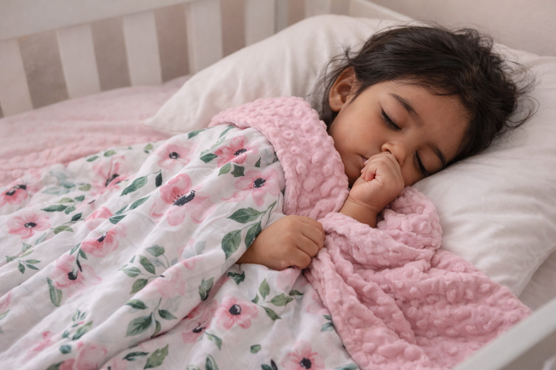Flowers Forever Minky Blanket by Growing Sprouts