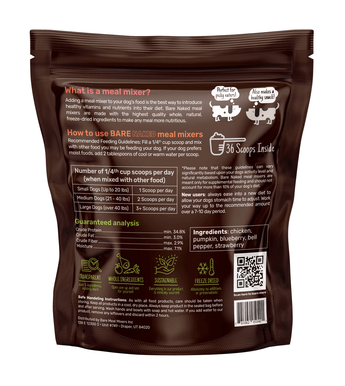 Chicken Mixer - 12oz by Bare Naked Pet Co.
