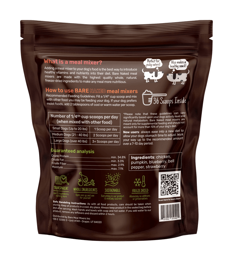 Chicken Mixer - 12oz by Bare Naked Pet Co.