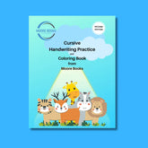 Cursive Handwriting Practice and Coloring Book - Printable! - GiFTiFY