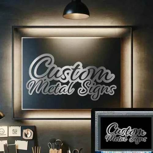 Custom Metal Sign - Personalized, Made-to-Order Steel Cut Design - GiFTiFY