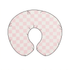 Sugar Pink & White Checkered Nursing Pillow Cover - GiFTiFY