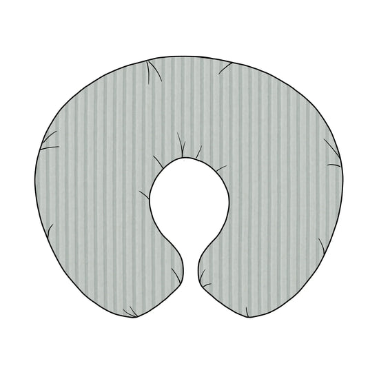 Seafoam Ribbed Nursing Pillow Cover - GiFTiFY