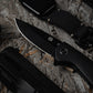 The Peasant Folding Pocket Knife Giftset for Men and Women (Black and Blue)