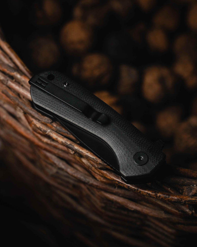 The Peasant Folding Pocket Knife Giftset for Men and Women (Red and Grey) Folding Pocket Knife by Holtzman's Gorilla Survival