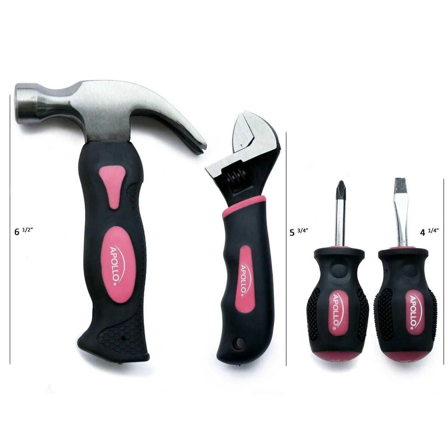 Four Piece Stubby Tool Set - Pink- DT0240P - GiFTiFY