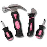 Four Piece Stubby Tool Set - Pink- DT0240P - GiFTiFY
