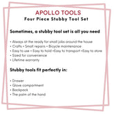 Four Piece Stubby Tool Set - DT0240 - GiFTiFY