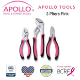 3 Pliers - Pink - DT5008P - GiFTiFY