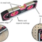 PINK 9-inch torpedo-shaped spirit level for 180/90/45 degrees leveling--  DT5019P