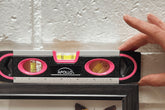 PINK 9-inch torpedo-shaped spirit level for 180/90/45 degrees leveling-- DT5019P - GiFTiFY