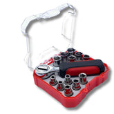 13 Piece ¼ Inch Drive Metric Socket Set - DT5023 - GiFTiFY