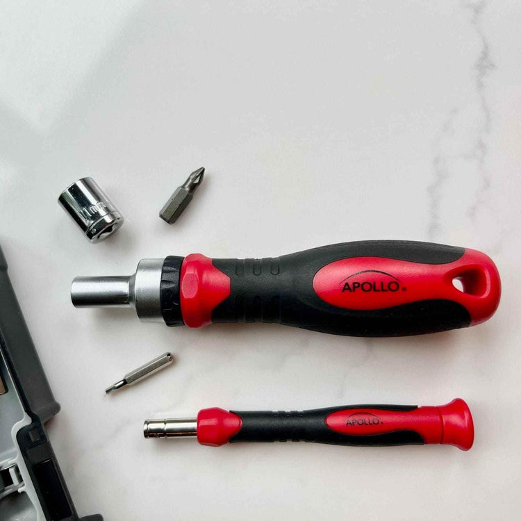 55 Piece Metric Tool Set with Ratcheting Bit Driver, Precision Bit Driver and Bit Assortment - DT5024 - GiFTiFY