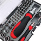 55 Piece Metric Tool Set with Ratcheting Bit Driver, Precision Bit Driver and Bit Assortment - DT5024