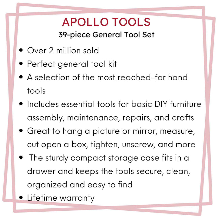 39 Piece General Tool Set - DT9706 - GiFTiFY