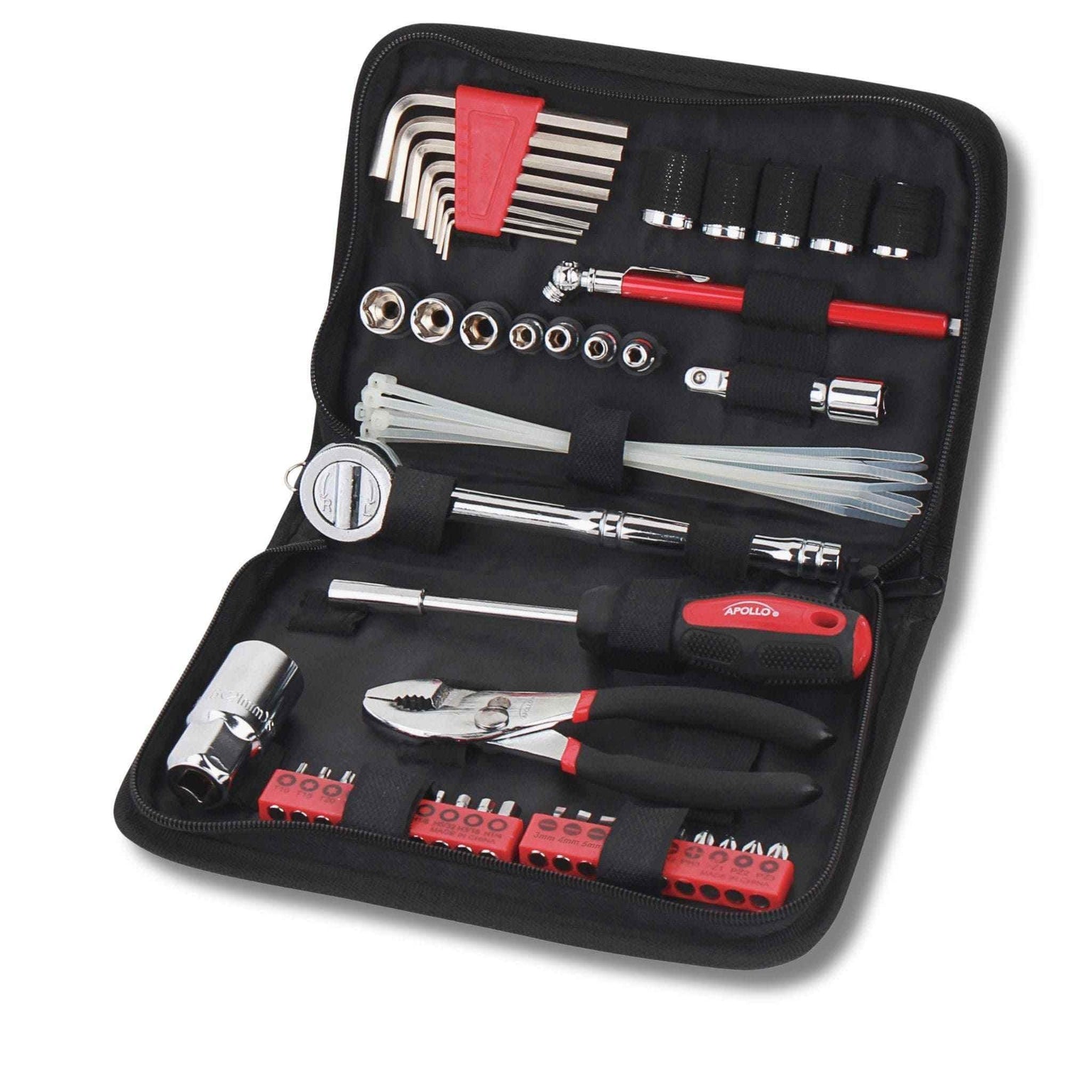 56 Piece SAE Auto Tool Set In Zipper Case - DT9774 - GiFTiFY