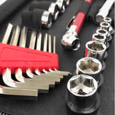 56 Piece SAE Auto Tool Set In Zipper Case - DT9774 - GiFTiFY