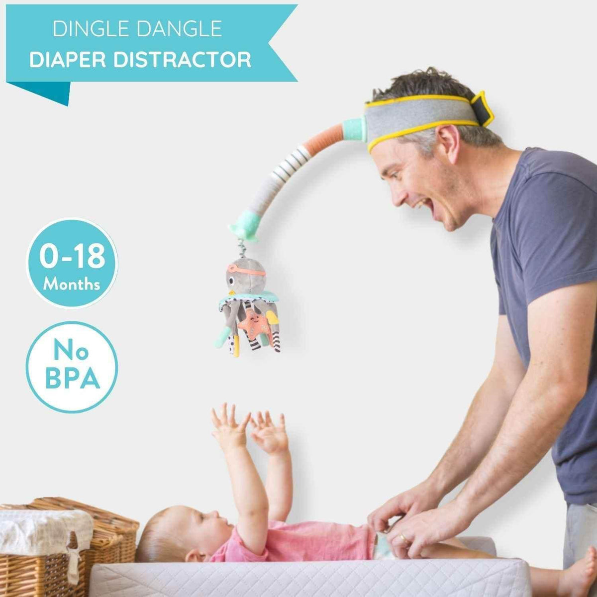 Dingle Dangle Diaper Changing Distractor Diaper Changing Distractor by Dingle Dangle Baby USA