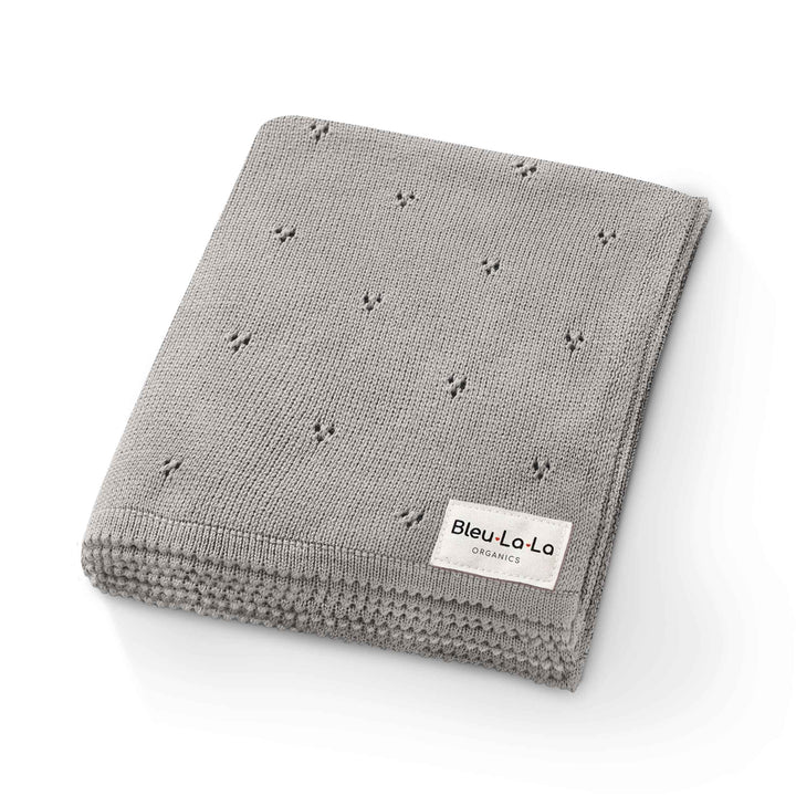 Organic Pointelle Luxury Knit Swaddle Blanket - GiFTiFY