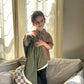 Moss Ribbed Toddler Blanket