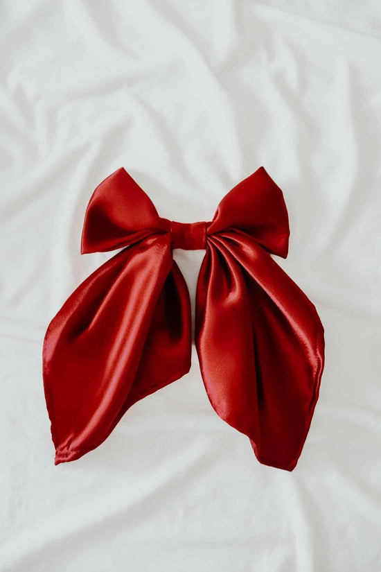 Berry Large Bow Clip - GiFTiFY