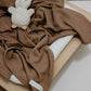 Caramel Waffle Knit Blanket