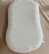 Oat Ribbed Baby Lounger Cover - GiFTiFY