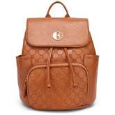 Compass 10L Vegan Leather Monogram Mini Backpack - GiFTiFY