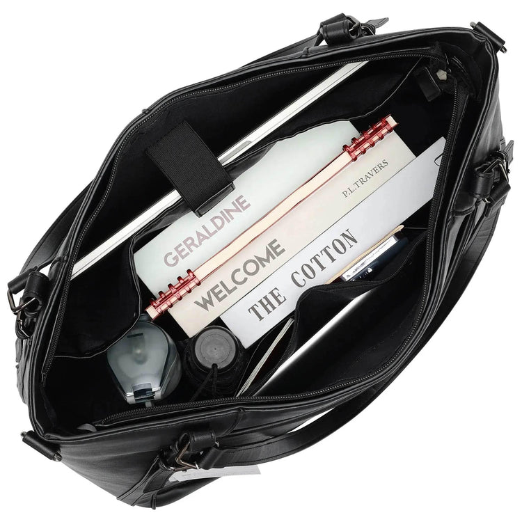 Leisure Luxe 33L Vegan Leather Weekender Tote Bag - GiFTiFY