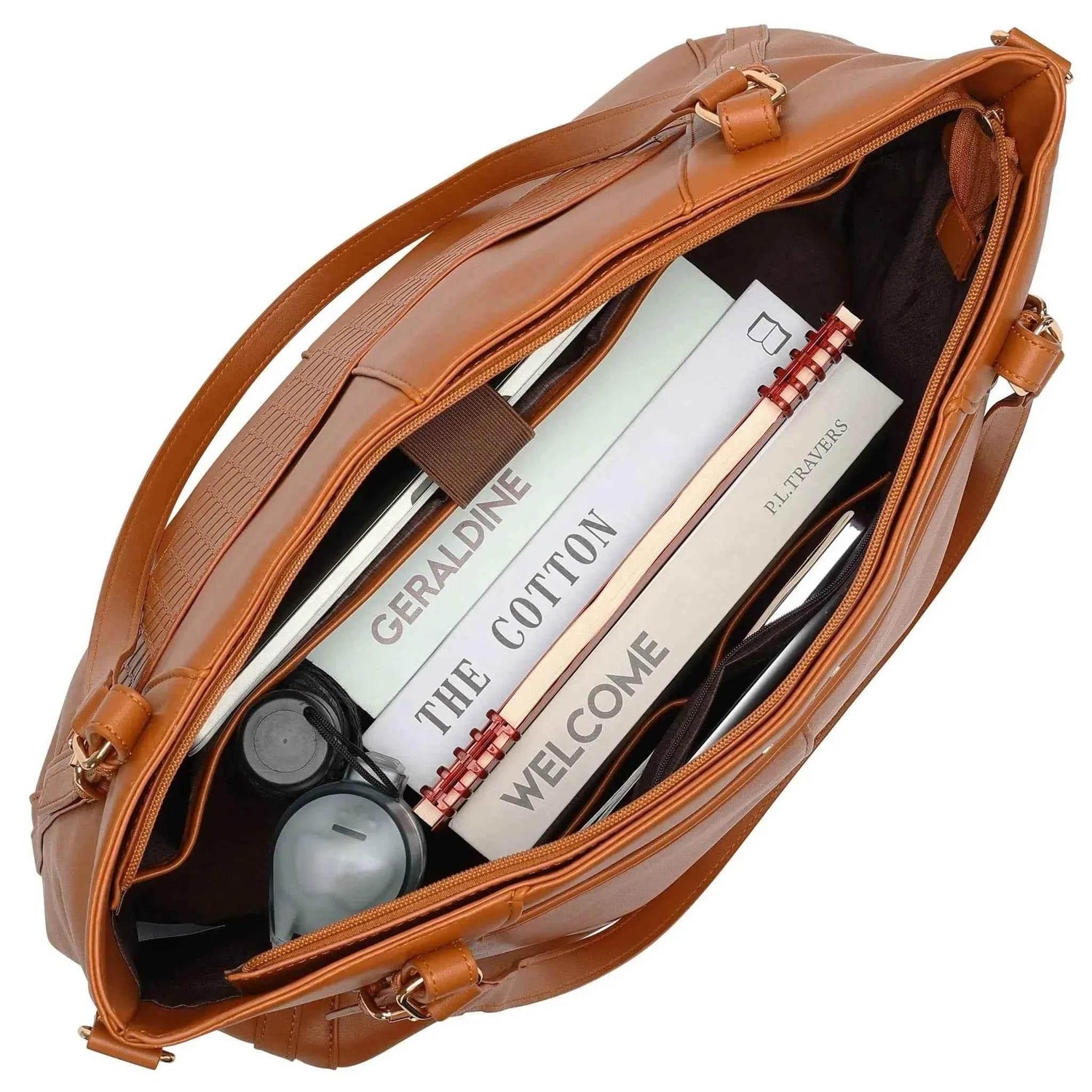 Leisure Luxe 33L Vegan Leather Weekender Tote Bag - GiFTiFY