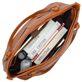 Leisure Luxe 33L Vegan Leather Weekender Tote Bag - GiFTiFY