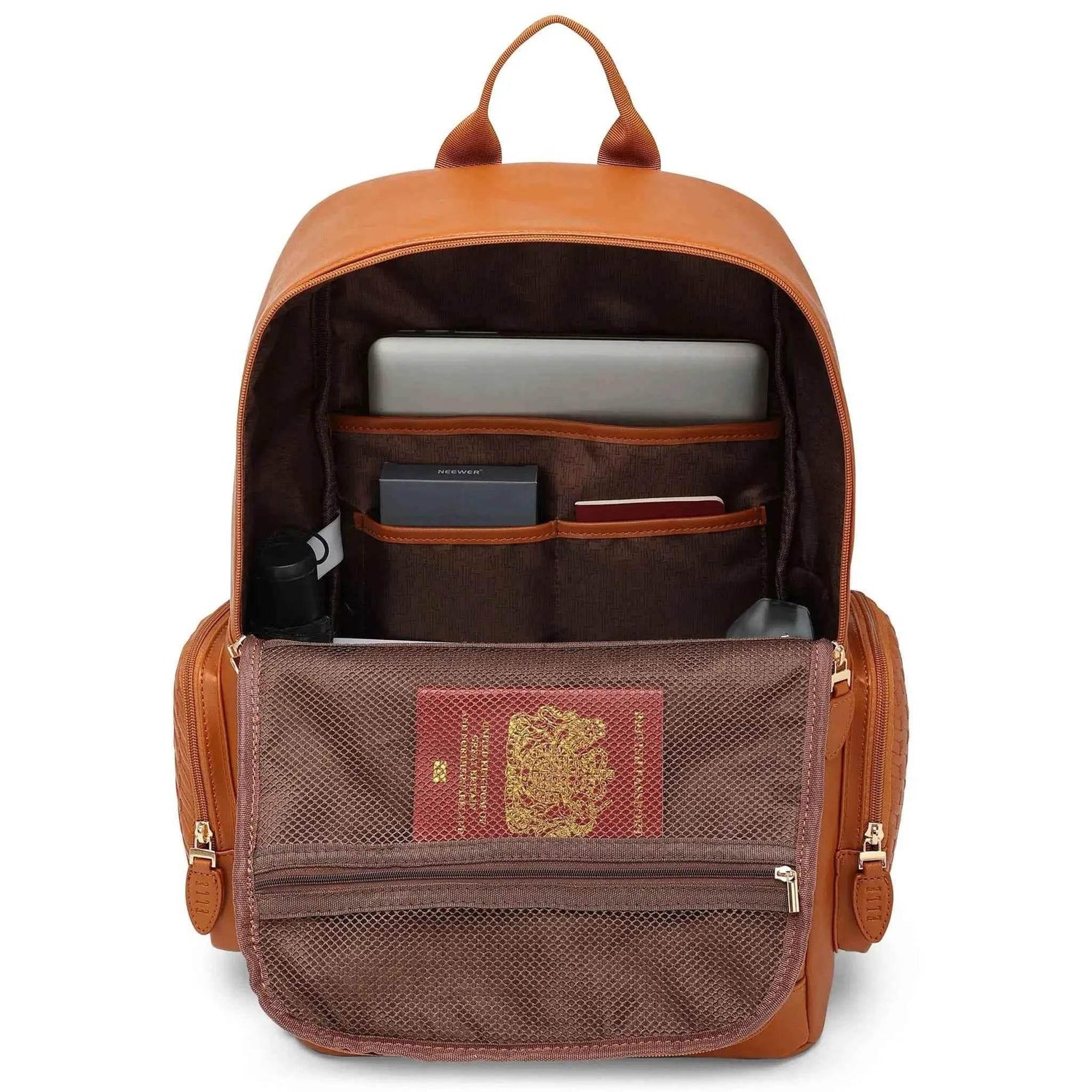 Leisure Luxe 27L Vegan Leather Backpack - GiFTiFY