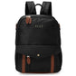 Luxe Journey 18L Twill and Vegan Leather Backpack