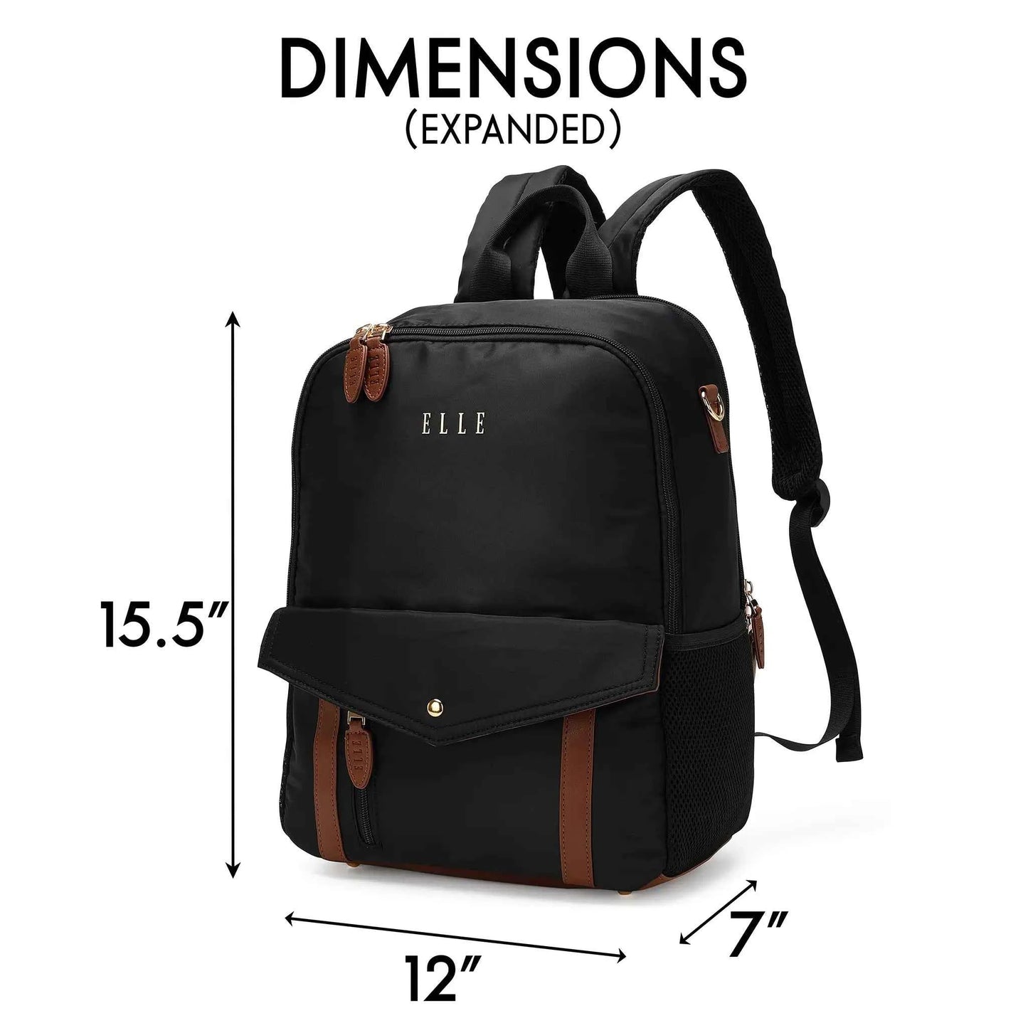 Luxe Journey Expandable 5 Piece Retro Luggage Set